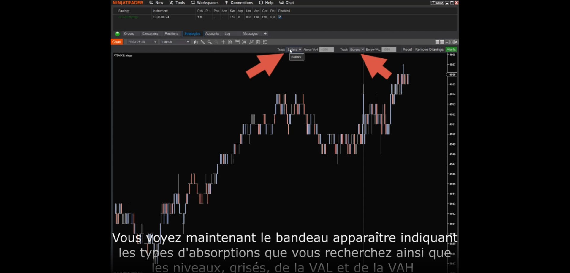 Aperçu vidéo propriétés dans le Strategy Builder